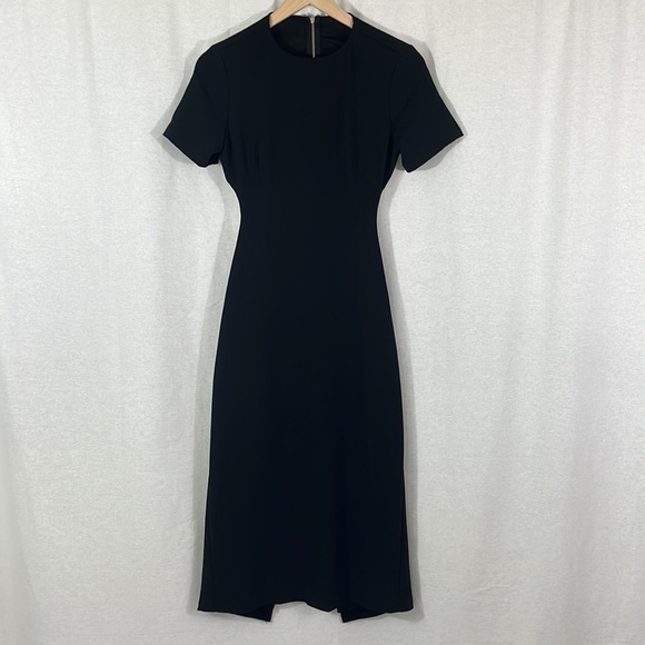 Lulus Art of Style Black Bodycon Backless Midi Dress Womens Size M NWT - Picture 4 of 16